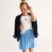 Girls Smocked Skort, alternative image