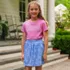Girls Smocked Skort, alternative image