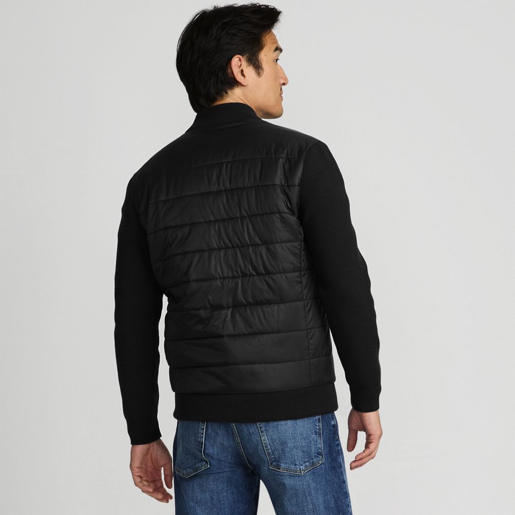 Men's Insulated Sweater Jacket | Lands' End
