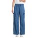 Women's High Rise TENCEL™ Fiber Wide Leg Cargo Pants, Front