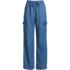 Women's Plus Size High Rise TENCEL™ Fiber Wide Leg Cargo Pants, Front