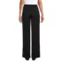 Women's Satin Elastic Back Wide Leg Pants, Back