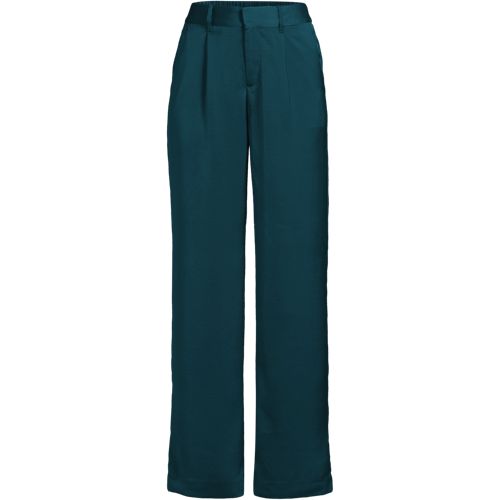 Women's High Rise 5 Pocket Wide Leg Chino Pants