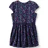 Girls Short Sleeve Gathered Waist Tunic Top, Back