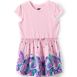 Girls Short Sleeve Gathered Waist Tunic Top, Front