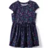 Girls Short Sleeve Gathered Waist Tunic Top, Front