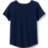 Girls Short Sleeve Curved Hem Graphic Tee Shirt, Back