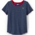Girls Short Sleeve Curved Hem Graphic Tee Shirt, Front