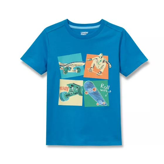 Boys Husky Short Sleeve Graphic Tee - primary