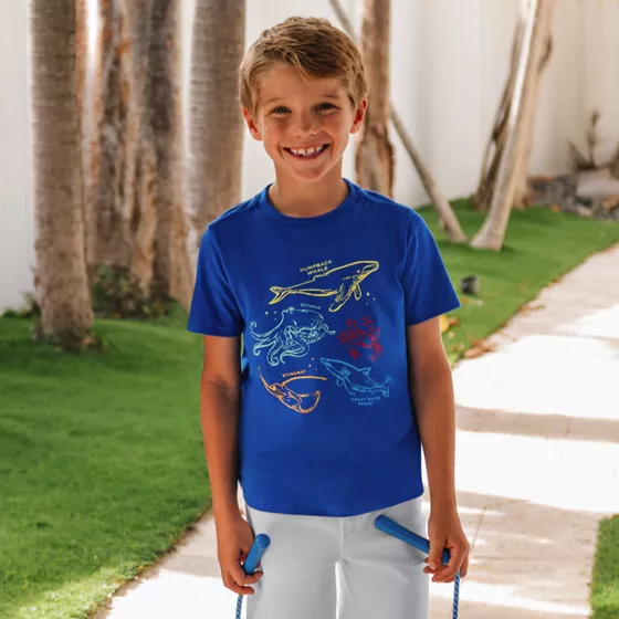 Boys Short Sleeve Graphic Tee - primary