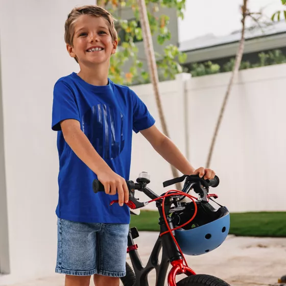 Boys Husky Short Sleeve Graphic Tee - primary