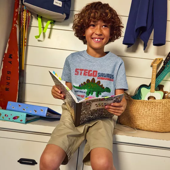 Boys Short Sleeve Graphic Tee - primary