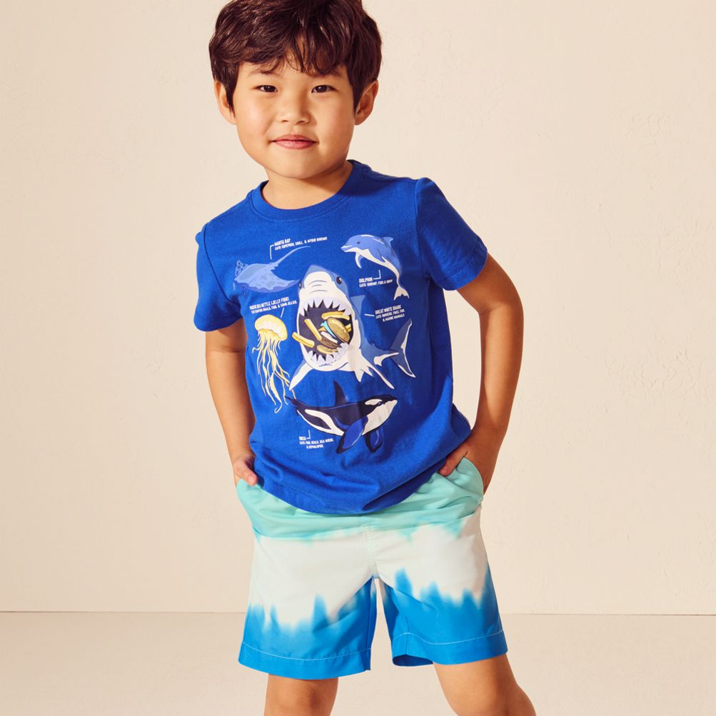 Boys Short Sleeve Graphic Tee | Lands' End
