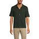 Men's Short Sleeve Jacquard Stripe Button Down Sweater Polo, Front