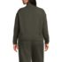 Women's Plus Size Relaxed Serious Sweats Long Sleeve Quarter Zip Sweatshirt, Back