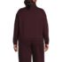 Women's Plus Size Relaxed Serious Sweats Long Sleeve Quarter Zip Sweatshirt, Back