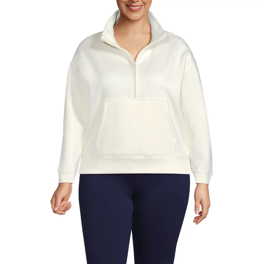 Women's Relaxed Serious Sweats Long Sleeve 12 Zip Sweatshirt view 2