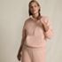 Women's Plus Size Relaxed Serious Sweats Long Sleeve Quarter Zip Sweatshirt, alternative image