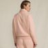 Women's Plus Size Relaxed Serious Sweats Long Sleeve Quarter Zip Sweatshirt, Back
