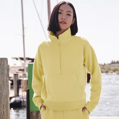 Women's Relaxed Serious Sweats Long Sleeve 1/2 Zip Sweatshirt, alternative image