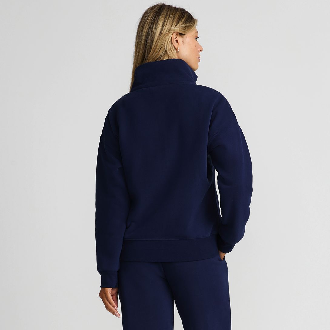 Women's Serious Sweats Relaxed Long Sleeve Half Zip Sweatshirt