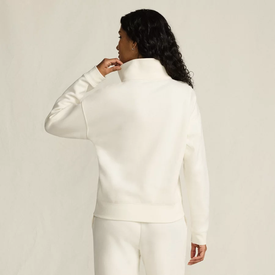 Women's Relaxed Serious Sweats Long Sleeve 12 Zip Sweatshirt view 7