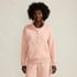 Women's Serious Sweats Relaxed Long Sleeve Half Zip Sweatshirt - Set Top, Front