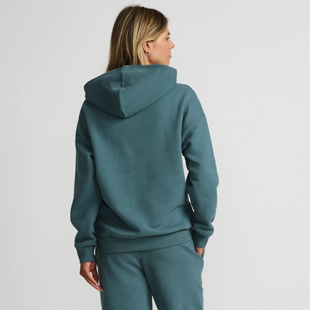 Women s Serious Sweats Oversized Long Sleeve Hoodie Sweatshirt Lands End