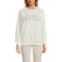 Women's Serious Sweats Oversized Long Sleeve Crew Neck Sweatshirt - Set Top, Front