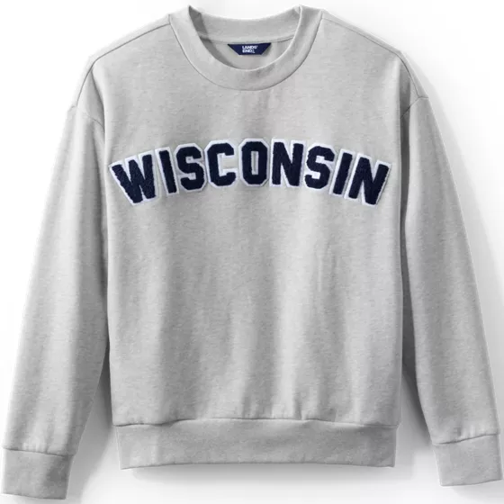 Women's Serious Sweats Oversized Long Sleeve Crew Neck Sweatshirt - Set Top - primary