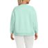 Women's Plus Size Serious Sweats Oversized Long Sleeve Crew Neck Sweatshirt - Set Top, Back