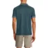 Men's Short Sleeve Birdseye Zip Performance Polo, Back