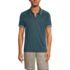 Men's Short Sleeve Birdseye Zip Performance Polo, Front