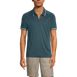 Men's Short Sleeve Birdseye Zip Performance Polo, Front