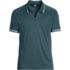 Men's Short Sleeve Birdseye Zip Performance Polo, Front