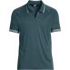 Men's Short Sleeve Birdseye Zip Performance Polo, Front