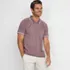 Men's Short Sleeve Birdseye Zip Performance Polo, alternative image