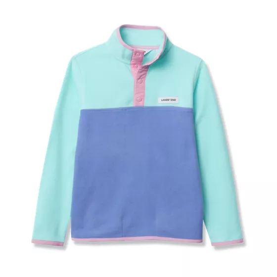 Kids Anyweather Fleece Snap Neck Pullover - primary
