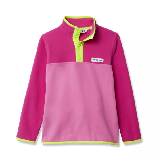 Kids Anyweather Fleece Snap Neck Pullover - primary
