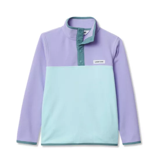 Kids Anyweather Fleece Snap Neck Pullover - primary