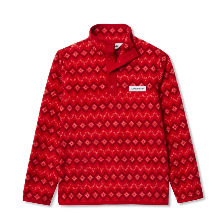 Kids' Anyweather Fleece Snap Neck Pullover view 1