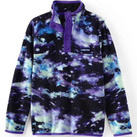 Kids Anyweather Fleece Snap Neck Pullover - primary