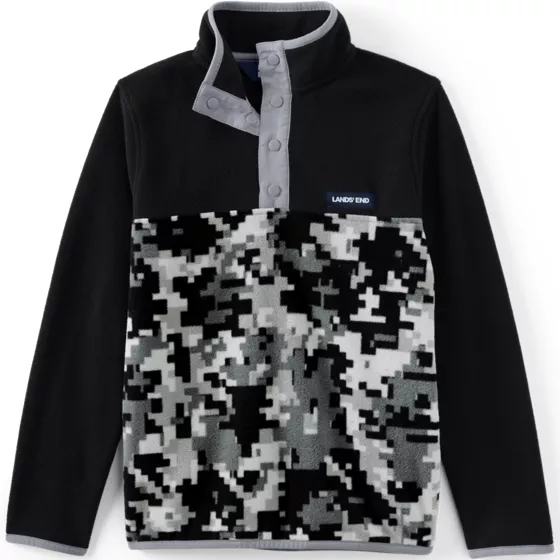 Kids Anyweather Fleece Snap Neck Pullover - primary