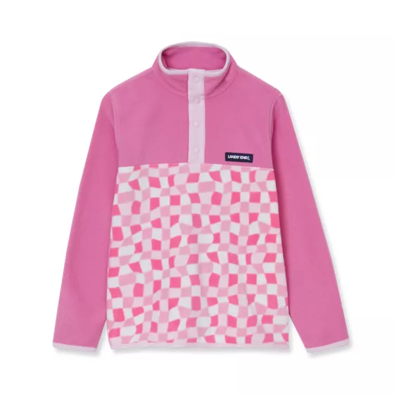 Kids Anyweather Fleece Snap Neck Pullover - primary