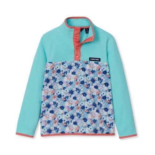 Floral/Aruba Blue