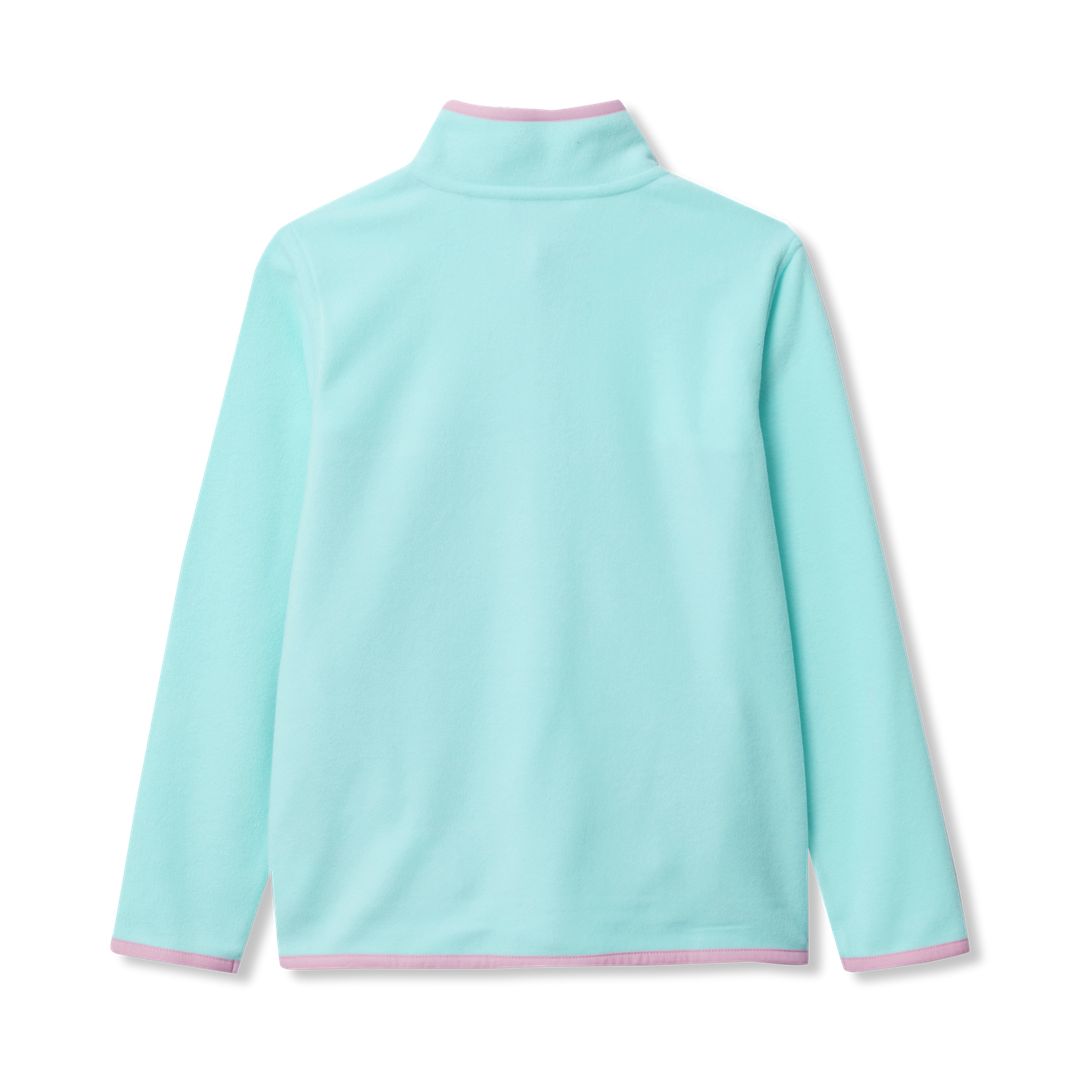 Kids Heritage Fleece Snap Neck Pullover Top