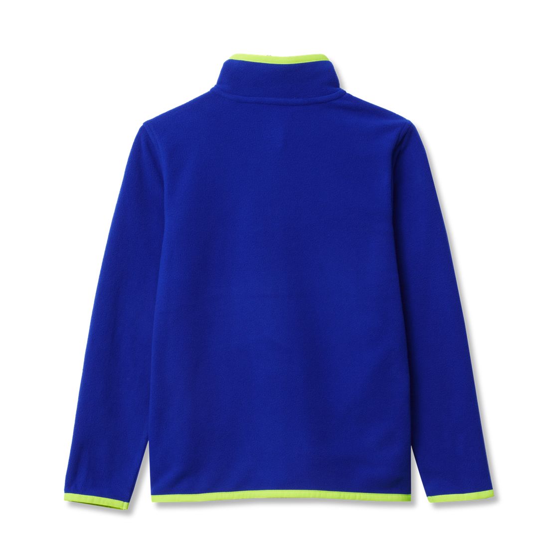 Kids Heritage Fleece Snap Neck Pullover Top