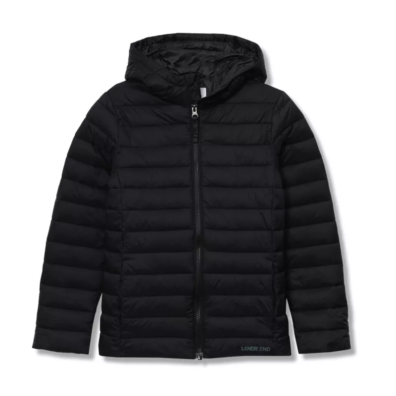 Kids FeatherFree™ Insulated Hooded Packable Jacket, alternative image