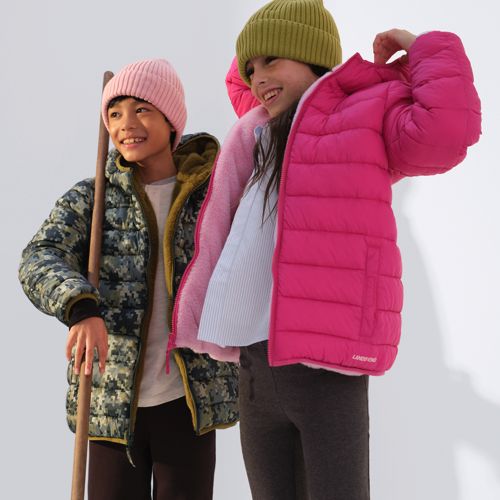 Kids Reversible Insulated Fleece Jacket, alternative image