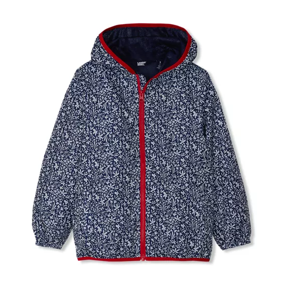 Kids Waterproof Hooded Packable Rain Jacket - primary